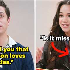 Wizards Beyond Waverly Place Stars David Henrie And Janice LeAnn Brown Compete In A Game Of Guess..