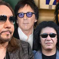 Gene Simmons, Paul Stanley and Peter Criss Attend Ace Frehley's Funeral