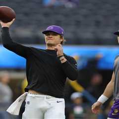 Questions swirling around J.J. McCarthy after viral sideline moment, development concerns