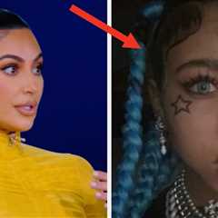 Kim Kardashian Responded After 12-Year-Old North West Was Criticized For Wearing Faux Face Tattoos..