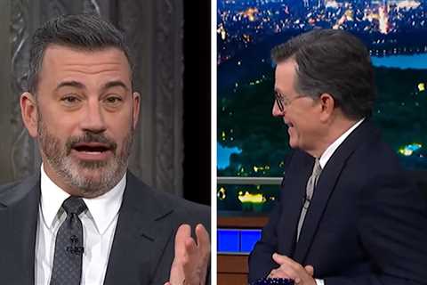 Jimmy Kimmel Tells Stephen Colbert He Believed 'Live!' Was Toast