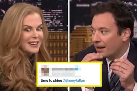 People Are Remembering The Time Jimmy Fallon Crashed Out After Realizing He’d Fumbled Nicole Kidman ..