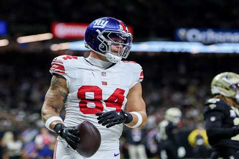 Giants leaning much heavier on tight ends without Malik Nabers