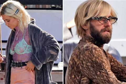Jonah Hill Seen Extra Svelte on Set of New Flick With Kristen Wiig