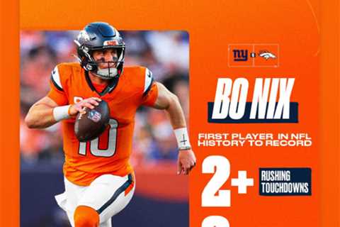 Bo Nix’s wife ‘barely breathing’ after watching Broncos’ rally over Giants