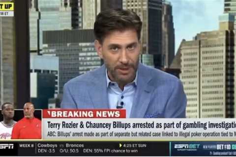 ESPN Bet promo rolls during ‘Get Up’ segment covering NBA gambling, poker arrests in stunning scene