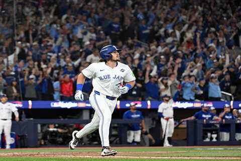 Addison Barger smacks historic grand slam in wild nine-run Blue Jays inning in World Series Game 1