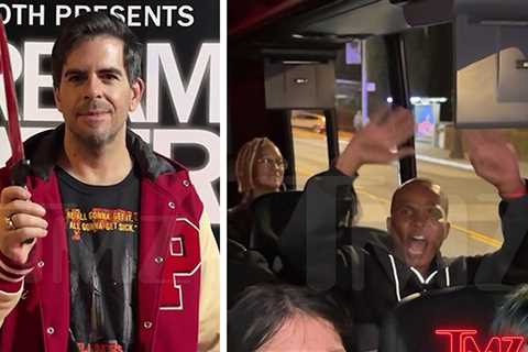 Eli Roth Hosts TMZ's 'After Dark' Tour on Same Day New Movie 'Dream Eater' Comes Out