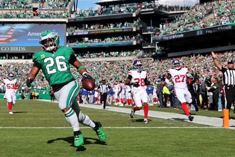 Giants dominated by Eagles in rematch after crushing Cam Skattebo injury