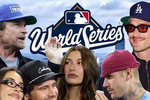 The Biebers, Jacob Elordi, Madison Beer and More Attend World Series Game 3