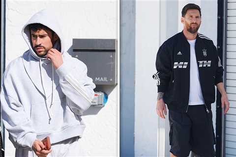 Lionel Messi, Bad Bunny Team Up For Commercial Shoot in Miami