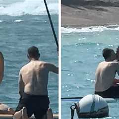 Margaret Qualley & Jack Antonoff Show Off Chiseled Beach Bodies in Hawaii