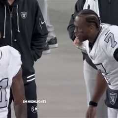 Kenny Pickett gets in middle of Geno Smith’s heated Raiders sideline moment