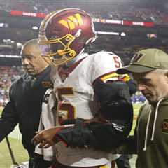 Commanders QB Jayden Daniels’ injury timeline revealed following gruesome elbow dislocation