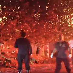 Video shows Erik Spoelstra watching as home burns down in sad moment