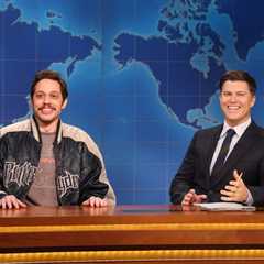 Pete Davidson Surprises on ‘SNL,’ Jokes About Ferry Boat He Bought With Colin Jost: Watch