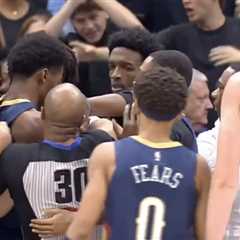 Trail Blazers’ Jerami Grant, Pelicans’ Yves Missi ejected after heated fight