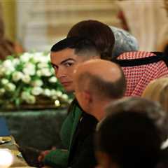 Trump praises Cristiano Ronaldo at White House dinner in rare US appearance for soccer great
