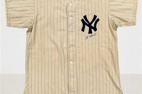 Yogi Berra’s 1947 rookie jersey found at a Boys & Girls Club in Harlem being auctioned, expected to ..