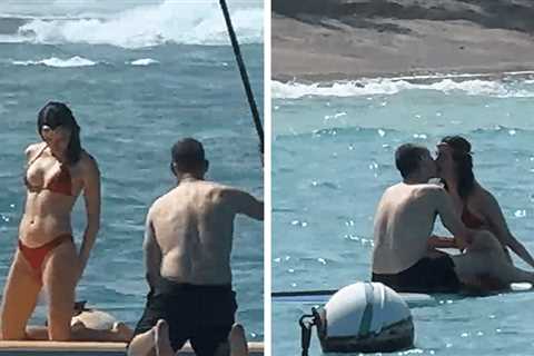 Margaret Qualley & Jack Antonoff Show Off Chiseled Beach Bodies in Hawaii