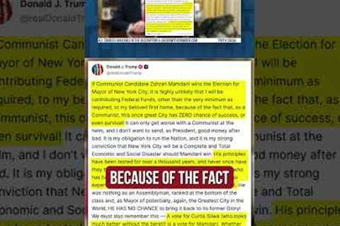 When Trump has to endorse Cuomo, you know NYC is cooked…