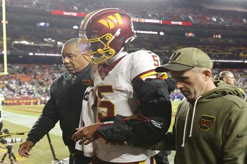 Commanders QB Jayden Daniels’ injury timeline revealed following gruesome elbow dislocation