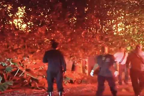Video shows Erik Spoelstra watching as home burns down in sad moment
