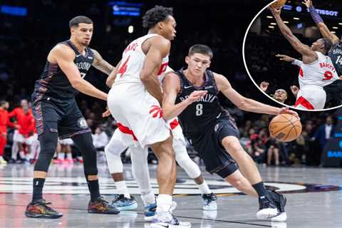 Rookie Egor Demin provides bright spot as tanking Nets fall to Raptors