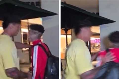 Island Boys' Flyysoulja Shoved by Tony Castellanos in Heated Altercation on Video
