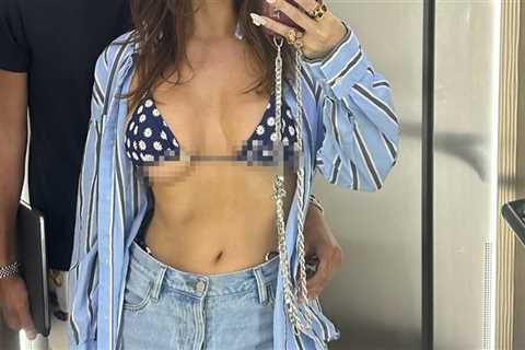 Guess The Hollywood Hottie In This Floral Bikini Top!