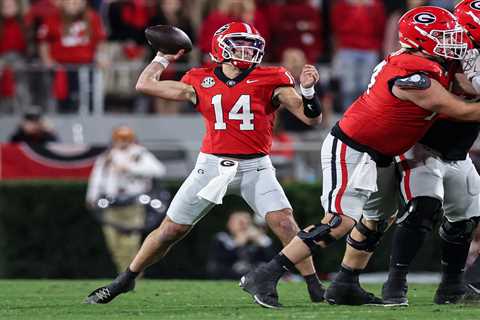 Georgia puts Texas’ CFP hopes in jeopardy thanks to Gunner Stockton’s five TDs, gutsy onside kick