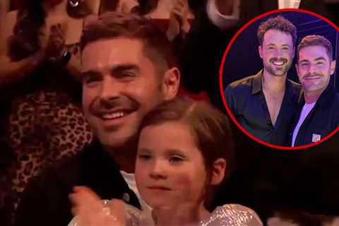 Zac Efron Supports Brother Dylan at 'Dancing with the Stars'