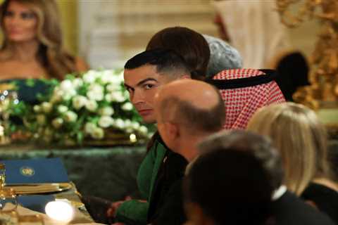 Trump praises Cristiano Ronaldo at White House dinner in rare US appearance for soccer great