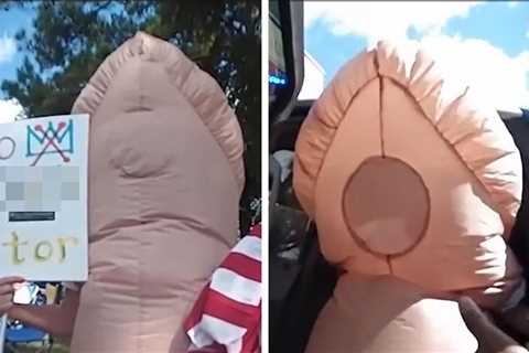 Grandma Wearing Penis Costume Arrested at Trump Protest, Body Cam Video