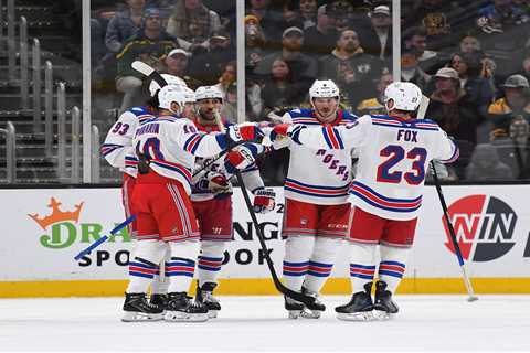 Rangers cruise past Bruins to complete strong two-game road sweep