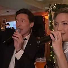 Hugh Jackman, Kate Hudson Celebrate Gotham Awards Win With Karaoke Duet