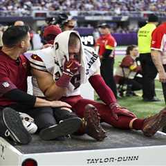 Commanders’ Zach Ertz feared to have torn ACL after controversial hit