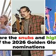 The 2026 Golden Globes Nominations Just Dropped—Some Made History, Some Got Snubbed, And Some Are..