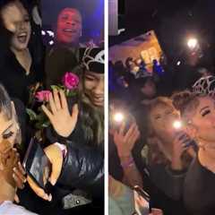 Rapper HoodTrophy Bino Gets His Toes Sucked While Performing