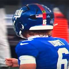 Jaxson Dart’s good-luck-charm necklace from sister breaks during Giants loss