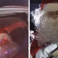 Santa Gets Pulled Over By Police For Speeding In Ohio In Hilarious Video