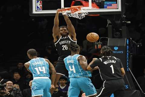 Nets win battle of NBA tankers with late run enough to top woeful Hornets