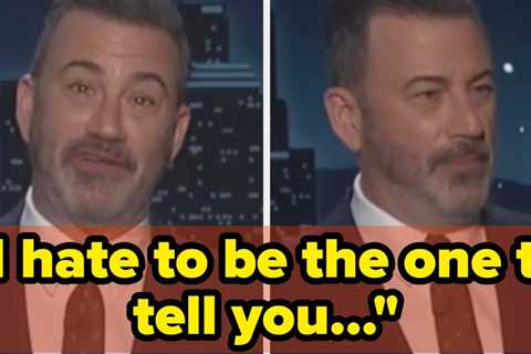 Jimmy Kimmel Had A Hilariously Brutal Comeback To Trump Saying The US Is Being Laughed At