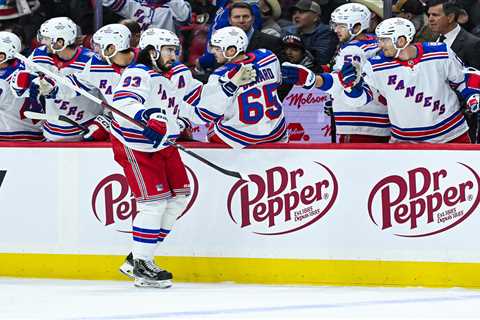 Mika Zibanejad keeps climbing Rangers’ record books after latest goal in bounce-back season