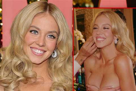 Sydney Sweeney Holds Onto Chest in Topless Photo