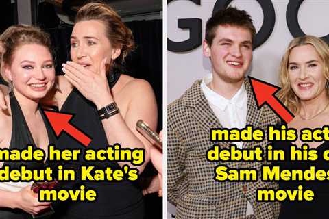 Kate Winslet Has Slammed The Term “Nepo Baby,” And Yes, Both Of Her Adult Children Are Actors Who..
