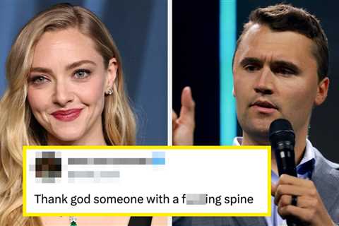 “She’s 100% Correct”: People Are Praising Amanda Seyfried For Her Latest Comments On Charlie Kirk,..