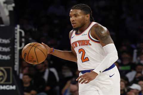 Knicks give timeline update as Miles McBride sidelined with ankle injury