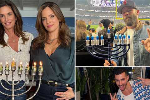 Stars Celebrating Hanukkah ... Chag Sameach!