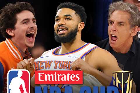 Timothée Chalamet, Ben Stiller FaceTime Knicks After NBA Cup Win
